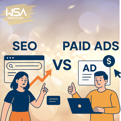 seo vs paid ads for small business growth