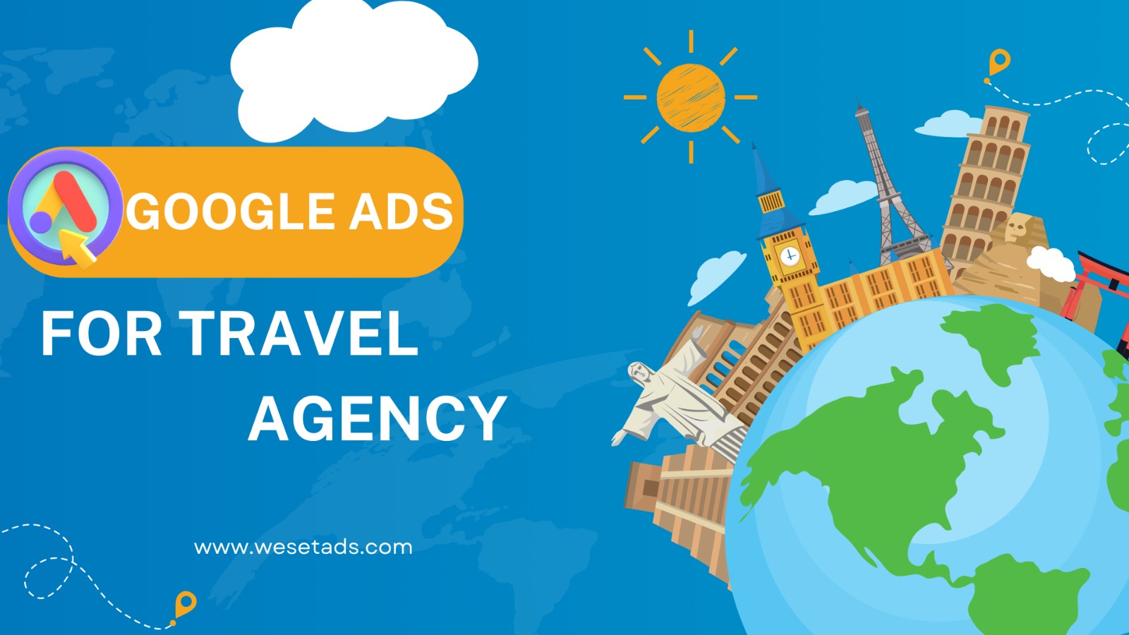 Google ads for travel agency